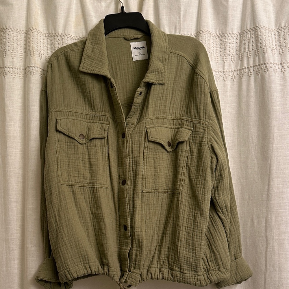 Sonoma Green Quilted Jacket